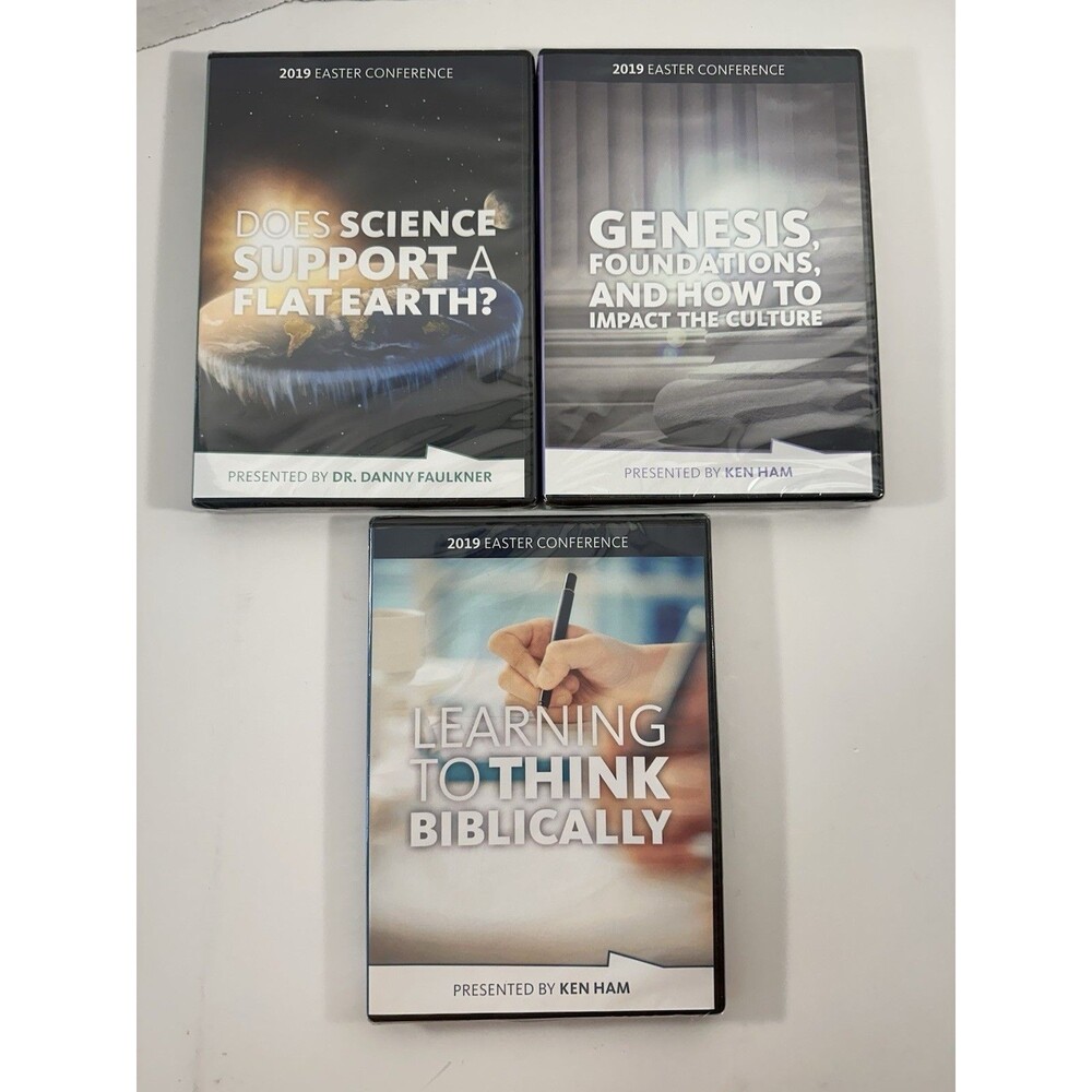 2019 Easter Conference DVDs Lot Of 3 Sealed Ken Ham Danny Faulkner Genesis